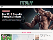 Tablet Screenshot of fitbuff.com